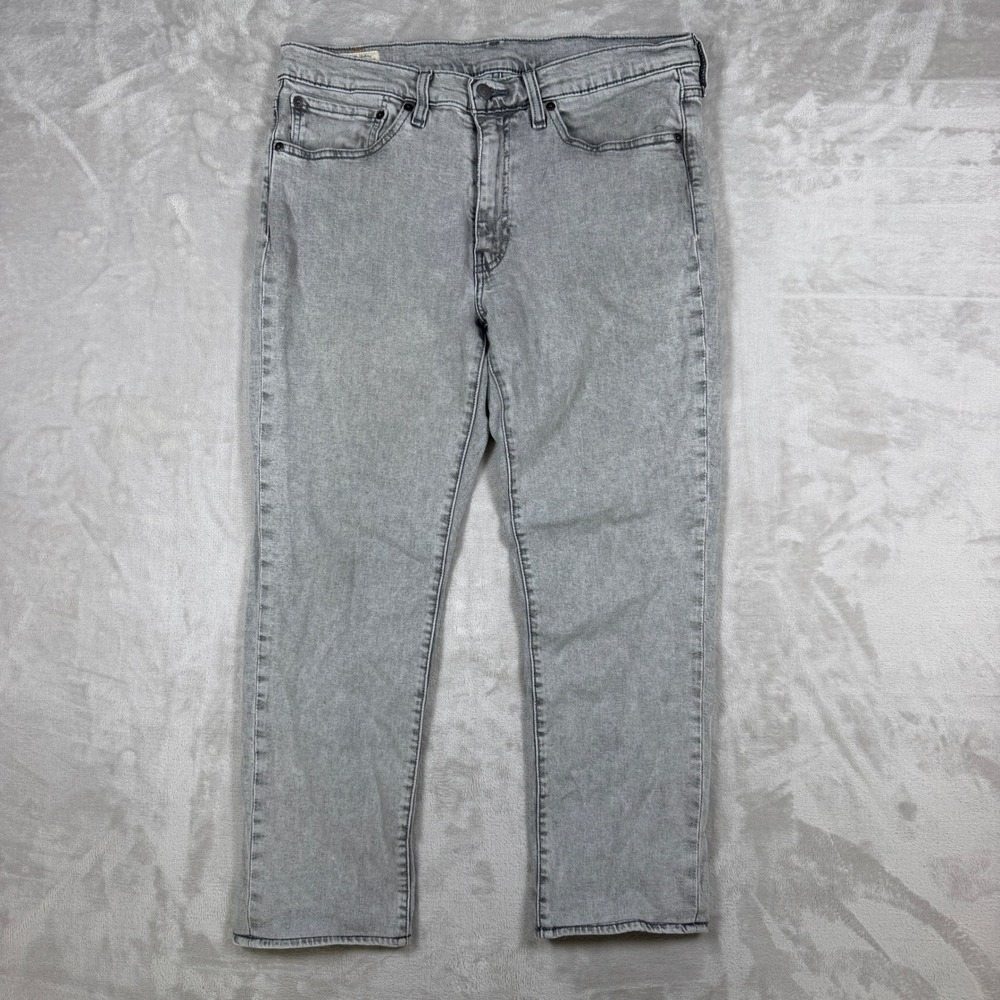 Levis Premium 511 Slim Jeans Mens 34x30 Gray Wash Stretch Waterless Lyocell